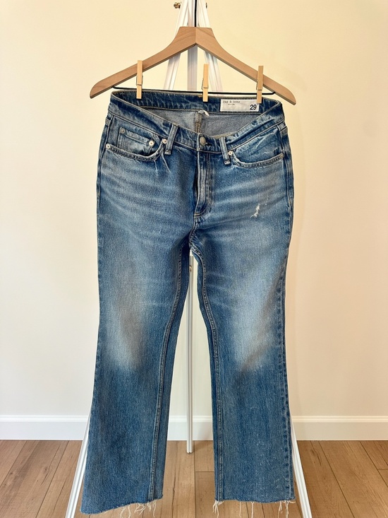 rag & bone Denim - Rag and Bone Peyton Mid rise Bootcut Jeans in Blue